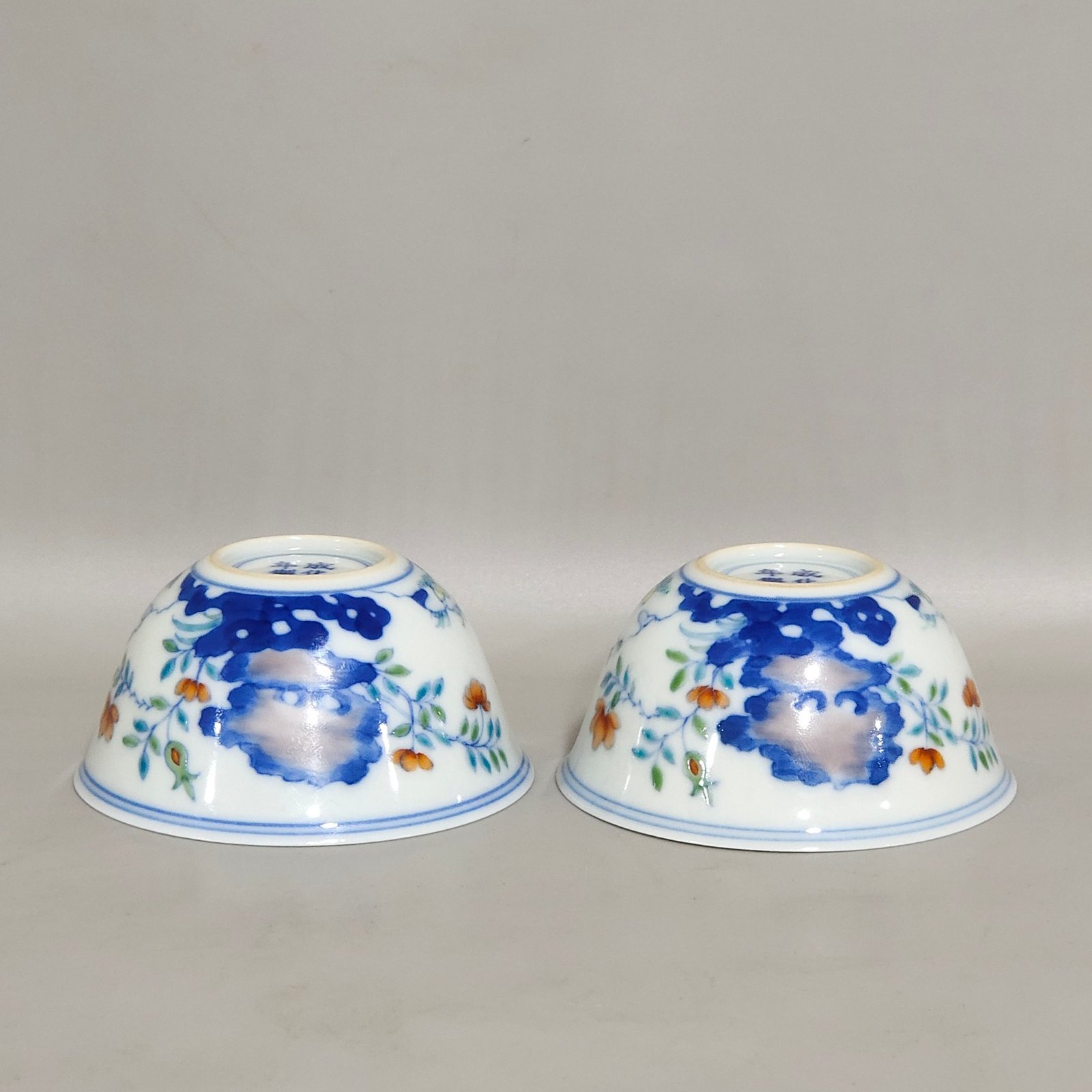Qing Dynasty Yongzheng Doucai Chicken Cup sustenance deposit