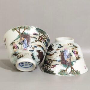 Qing Dynasty Yongzheng Spring River Plumbing Duck Prophet's Poetry Cup