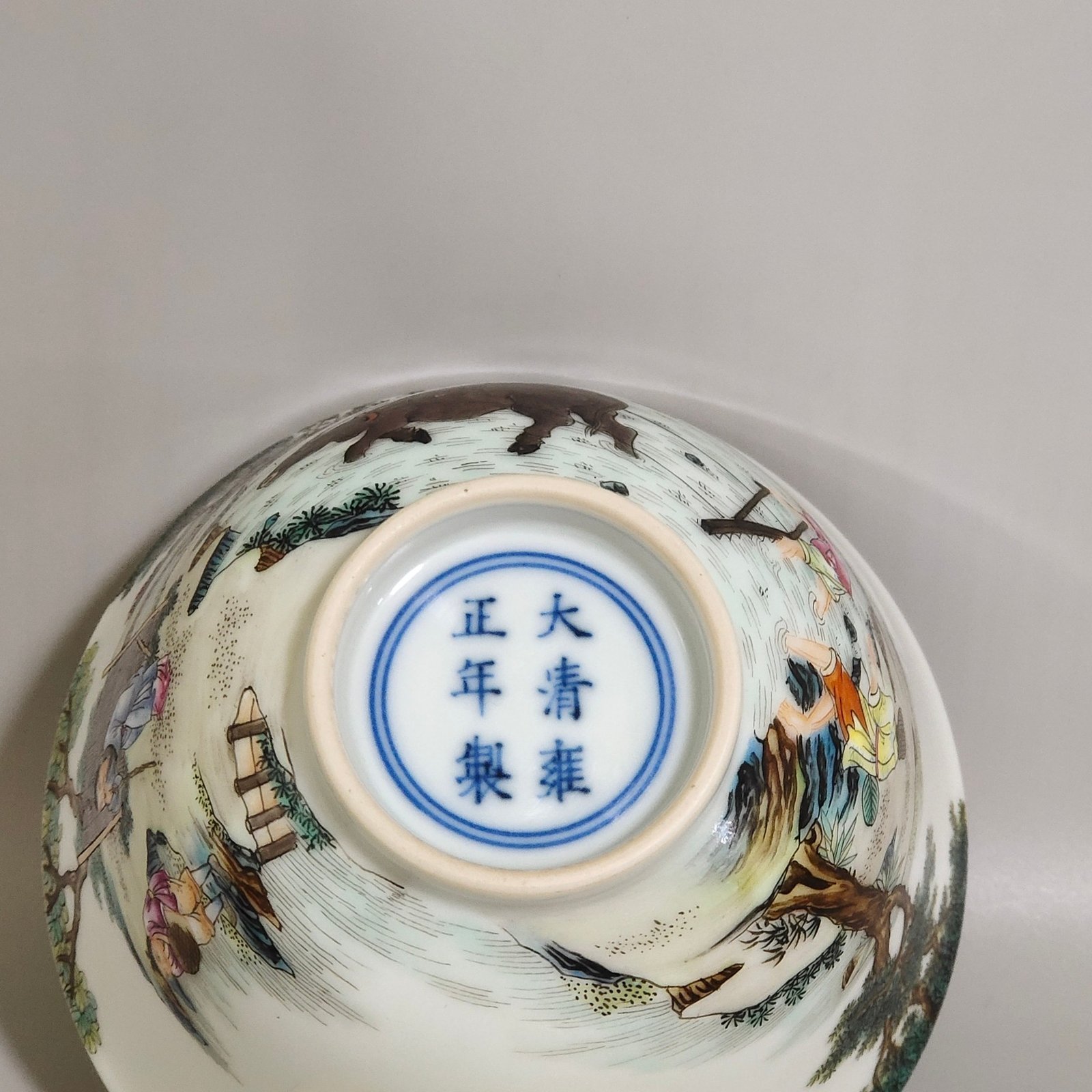 Qing Dynasty Yongzheng Spring River Plumbing Duck Prophet’s Poetry Cup