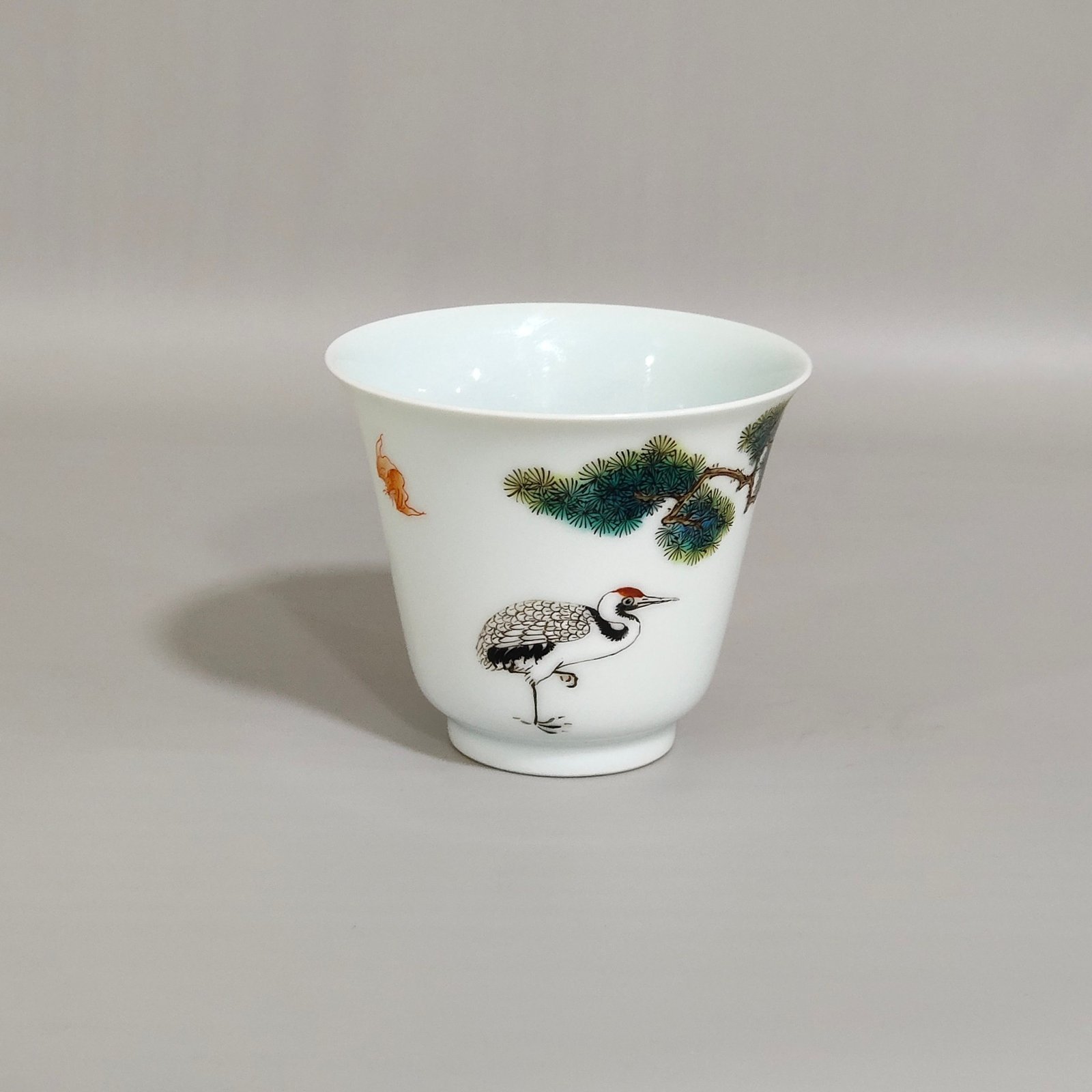 Qing Dynasty Yongzheng Songhe Yannian Wufu Cup