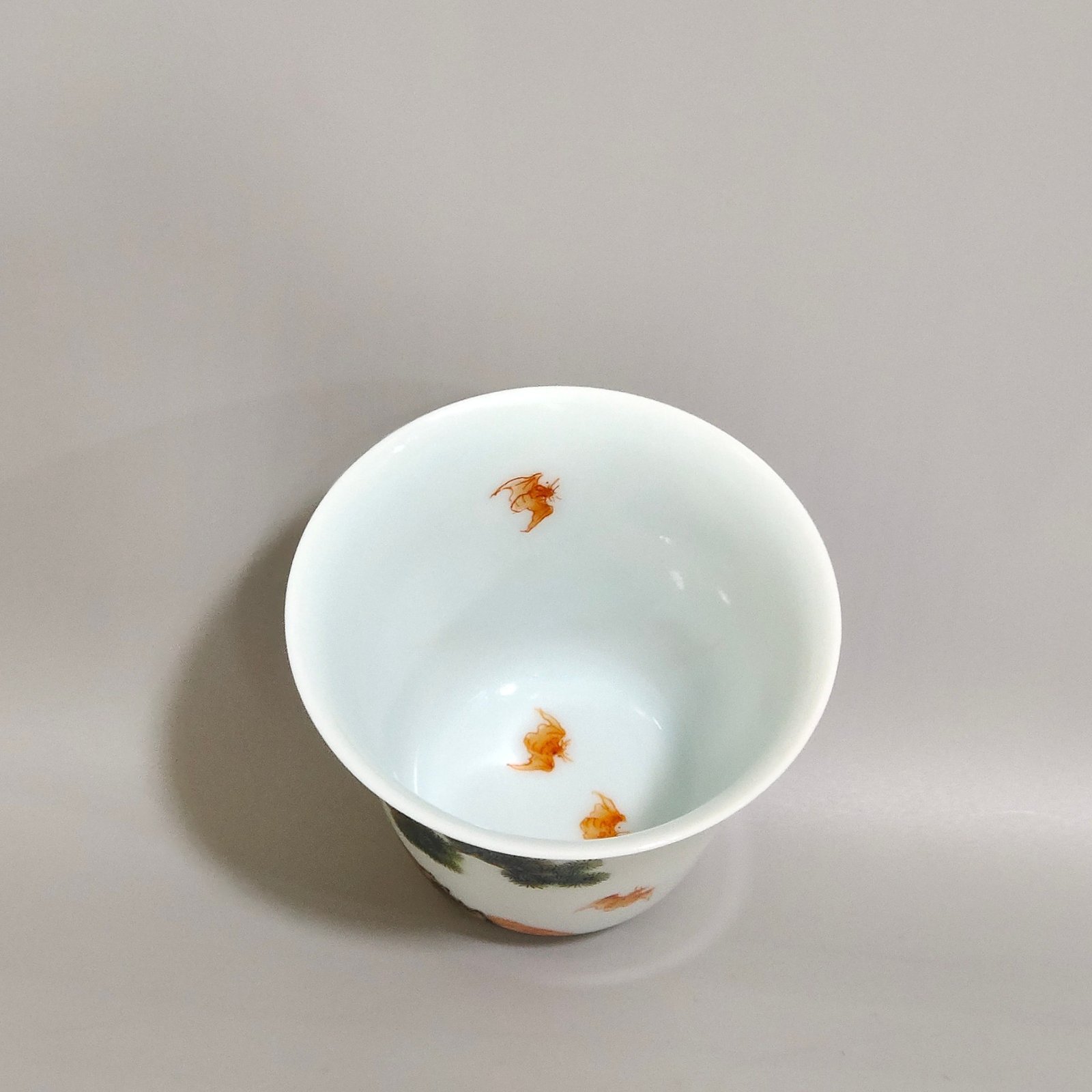 Qing Dynasty Yongzheng Songhe Yannian Wufu Cup