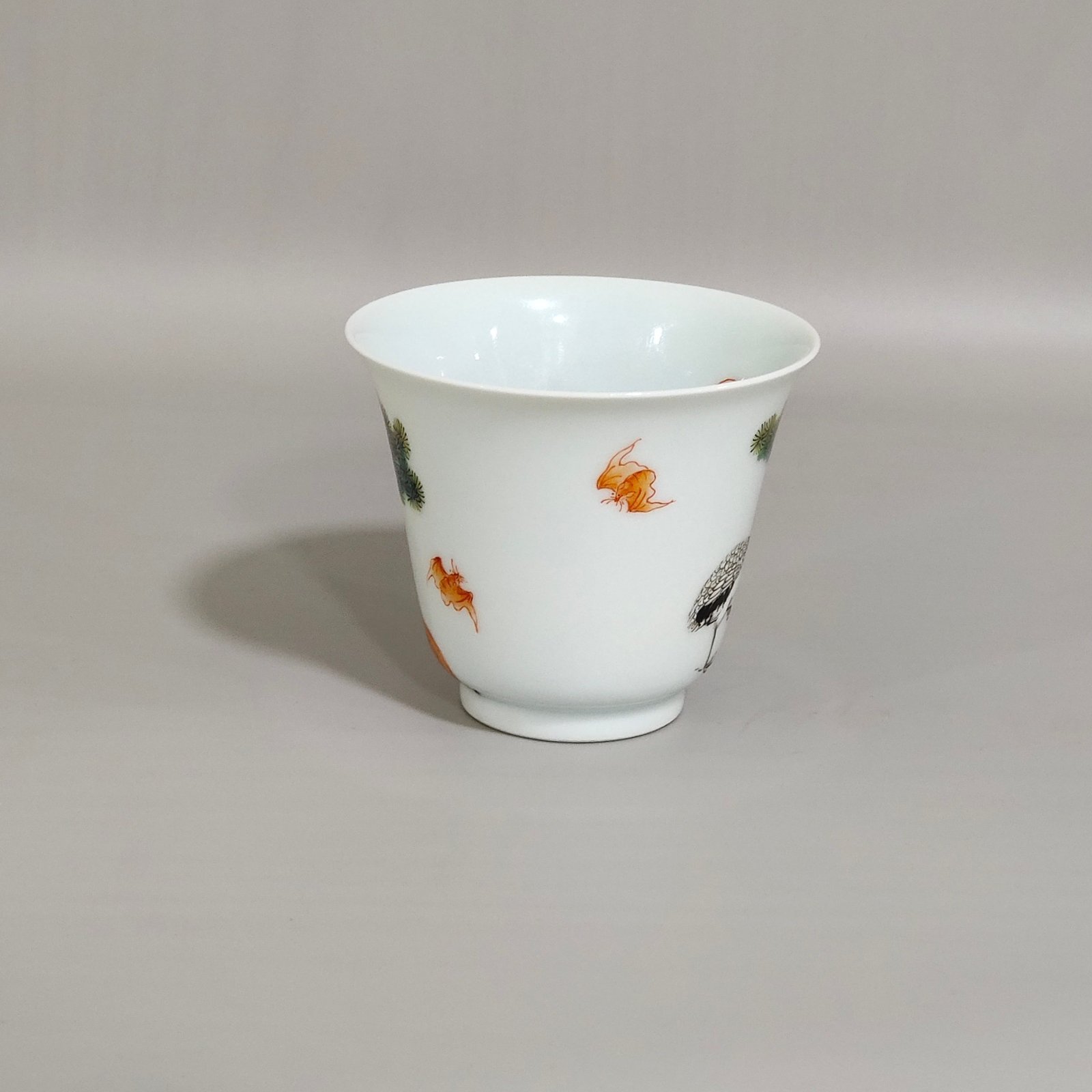 Qing Dynasty Yongzheng Songhe Yannian Wufu Cup