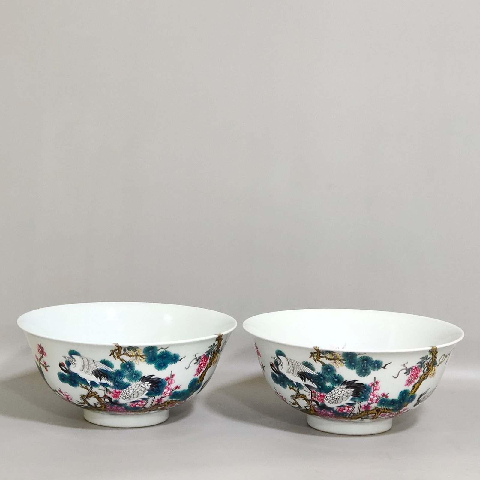 Qing Dynasty Yongzheng Songhe Yannian poetry bowl