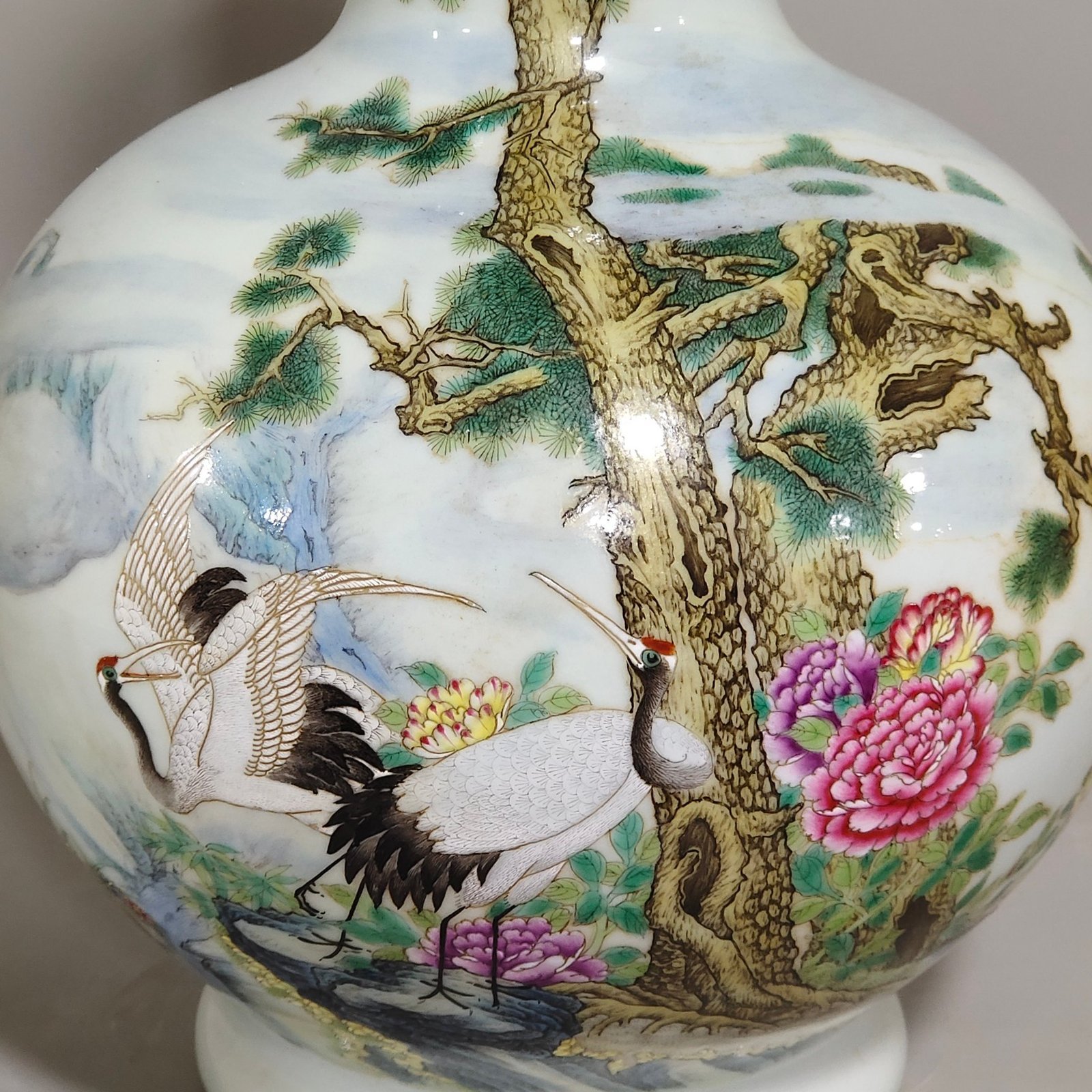 Qing Dynasty Yongzheng A gourd vase with poems about Song