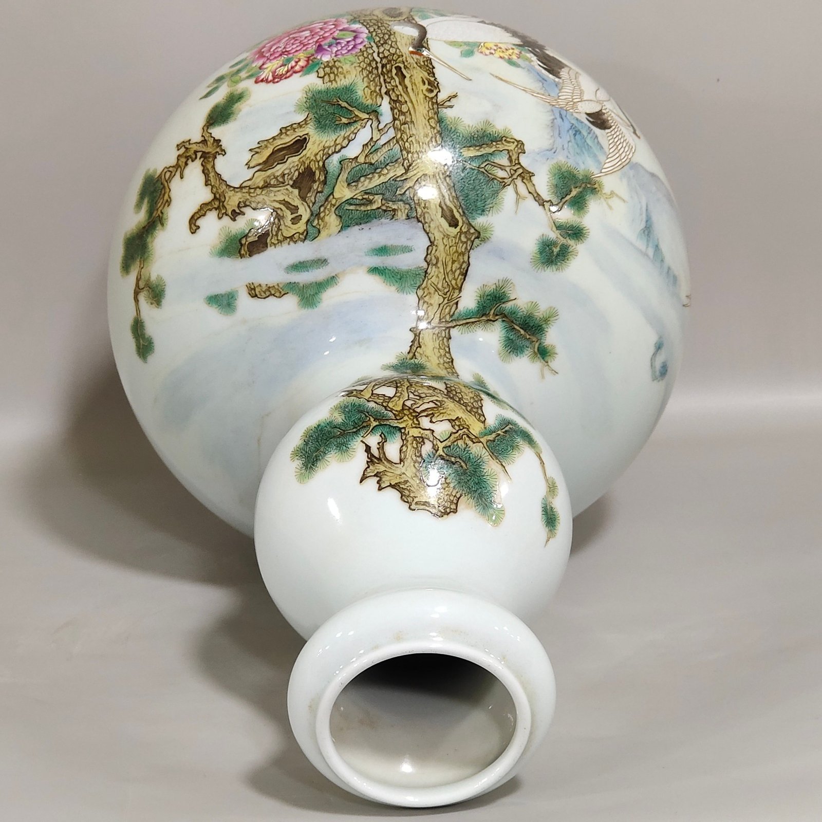 Qing Dynasty Yongzheng A gourd vase with poems about Song
