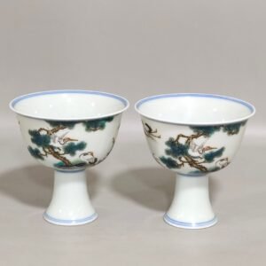 Qing Dynasty Yongzheng Songhe Yearlong Goblet