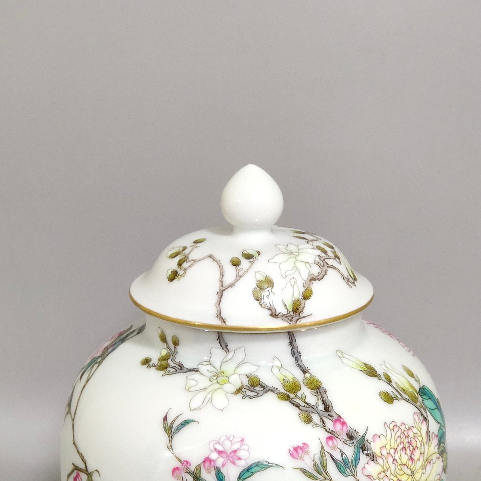 Qing Dynasty Yongzheng magnolia tea can