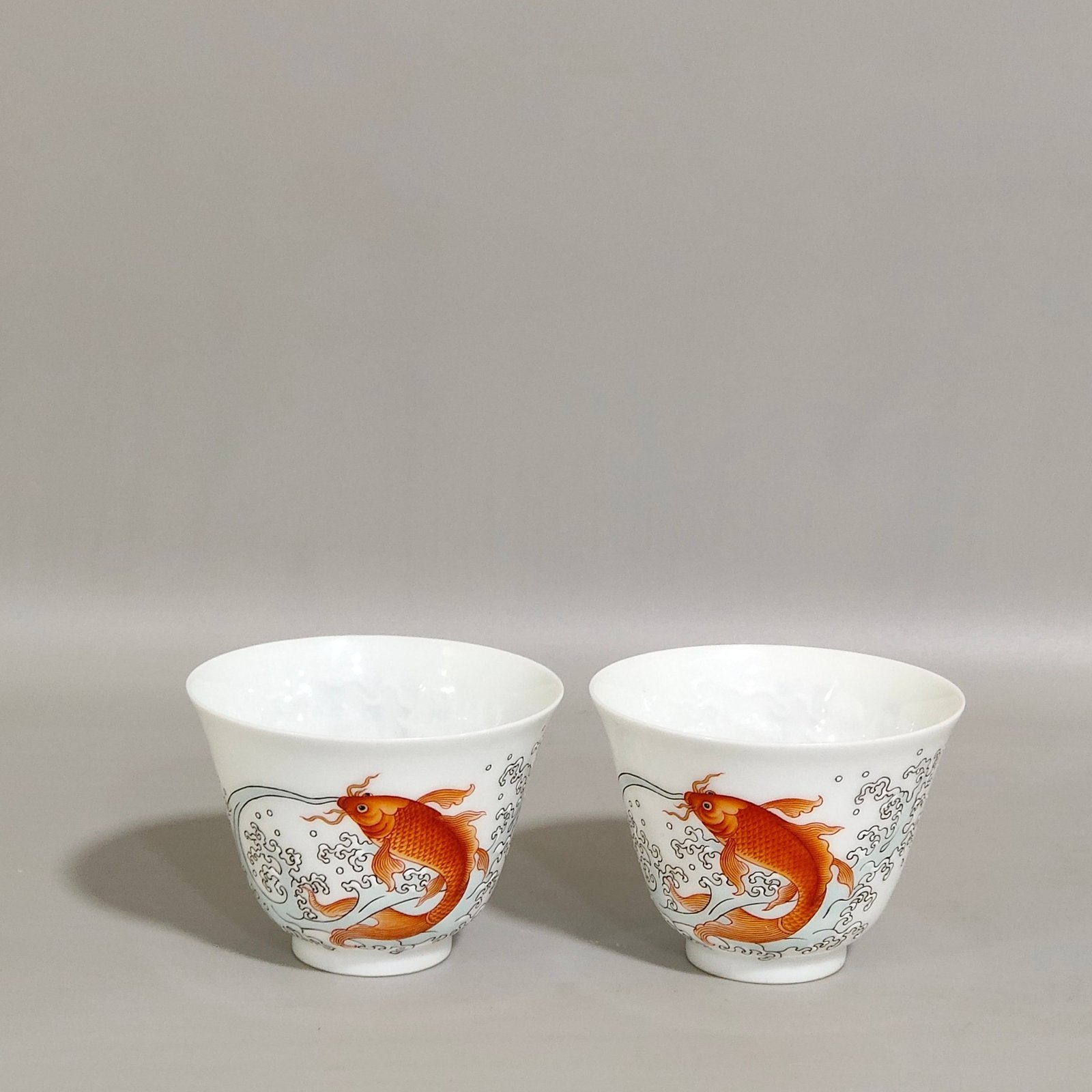Qing Dynasty Yongzheng enamel cup with poetry inscription