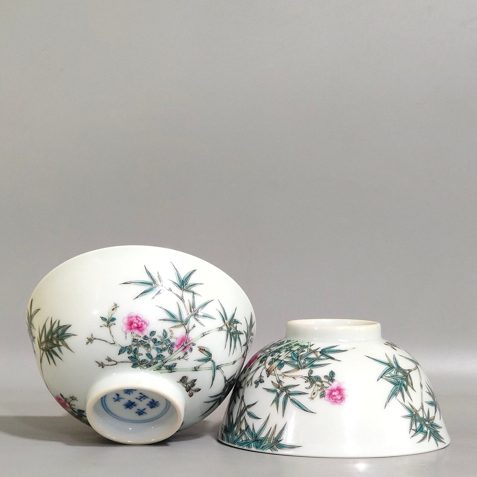 Qing Dynasty Yongzheng Bamboo Peace Cup