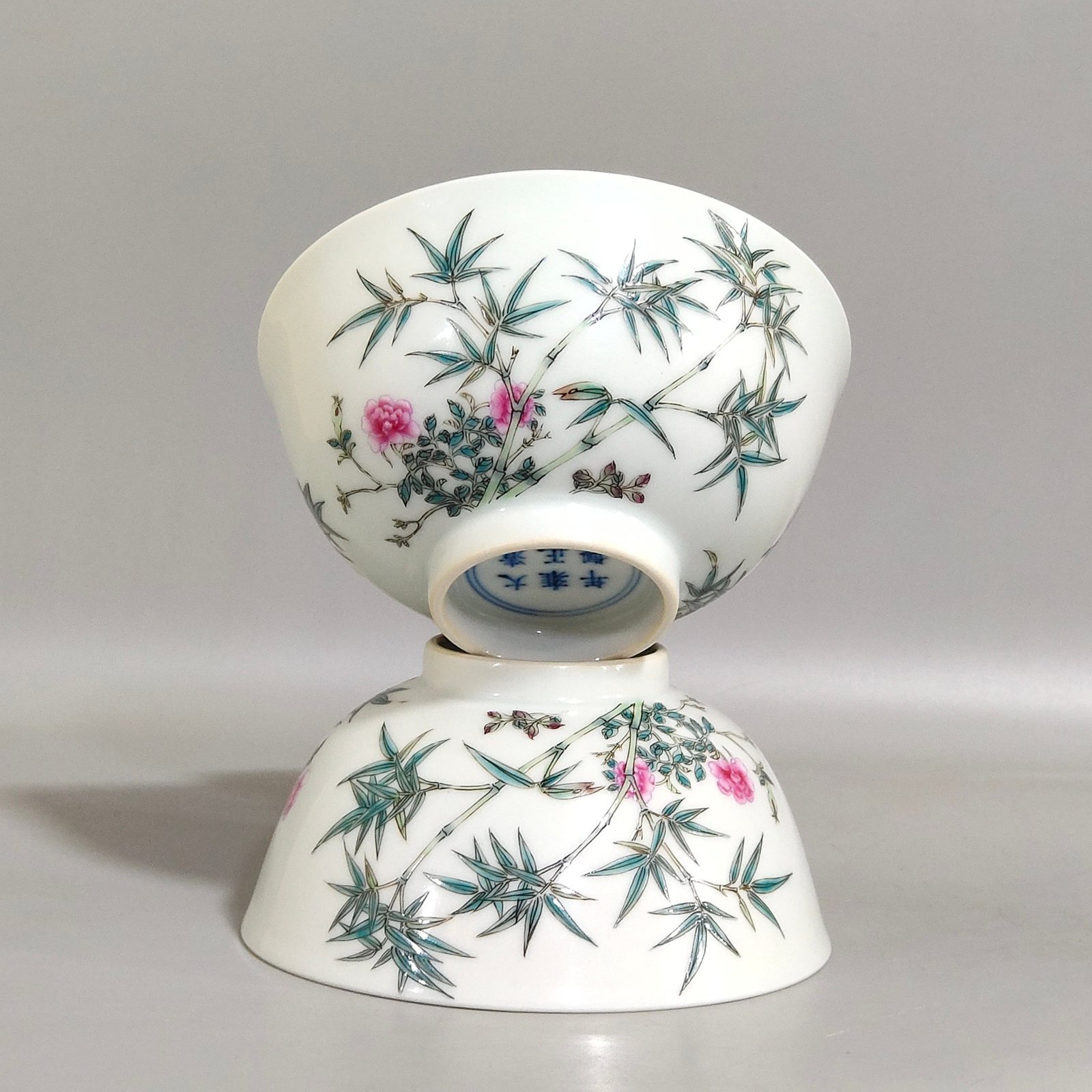 Qing Dynasty Yongzheng Bamboo Peace Cup