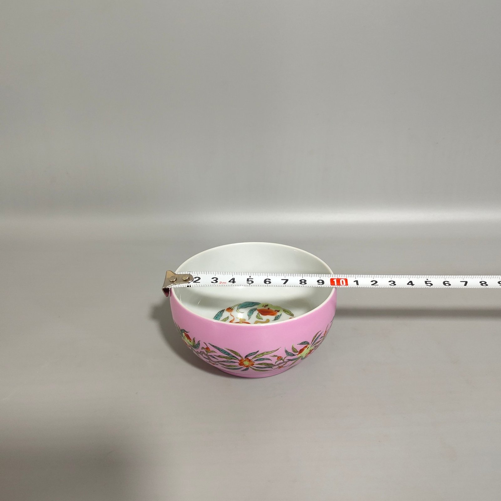 Qing Dynasty Yongzheng rouge water longevity peach cup