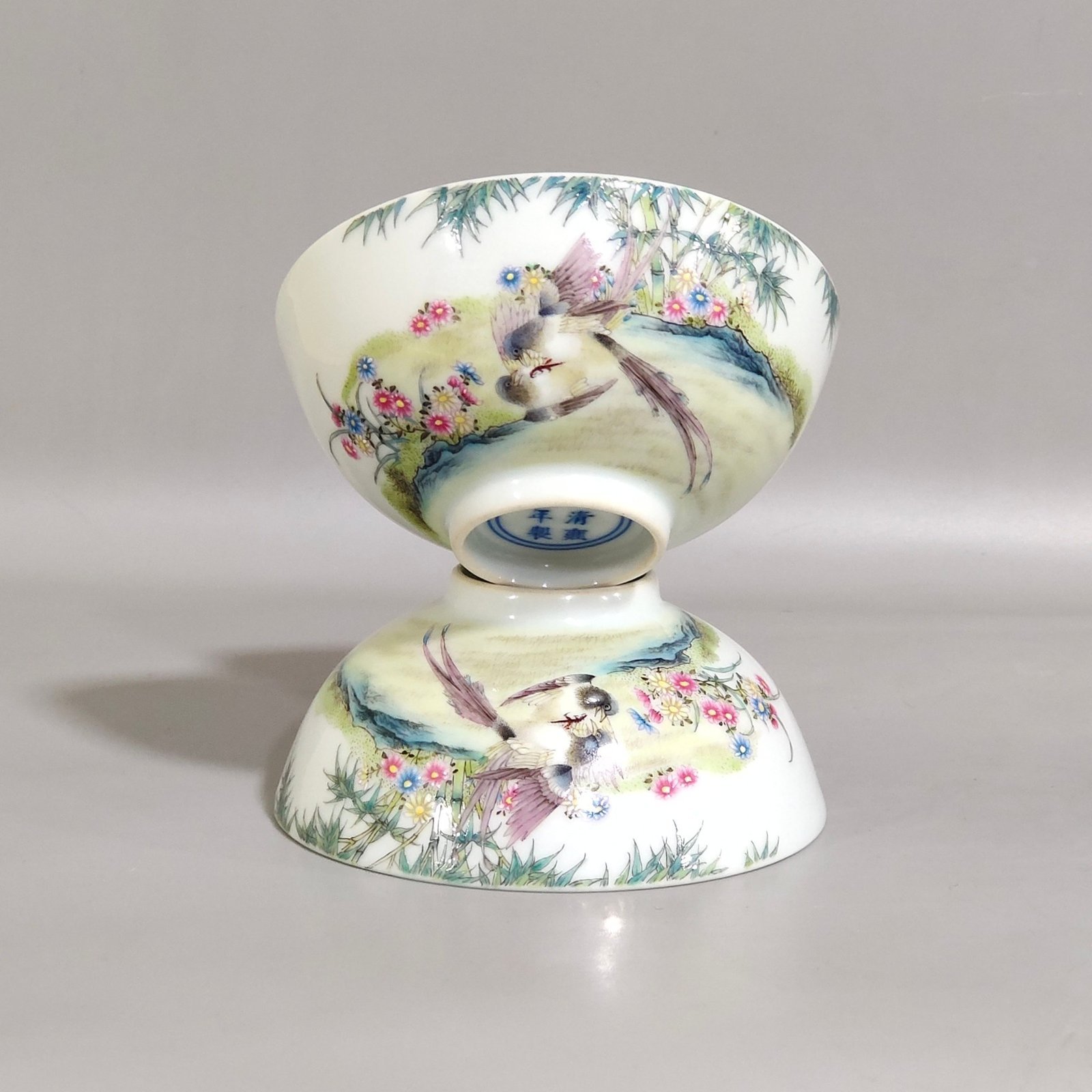 Qing Dynasty Yongzheng Famille Rose Porcelain cup