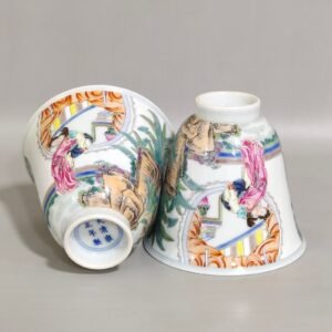 Qing Dynasty Yongzheng West Chamber bell cup