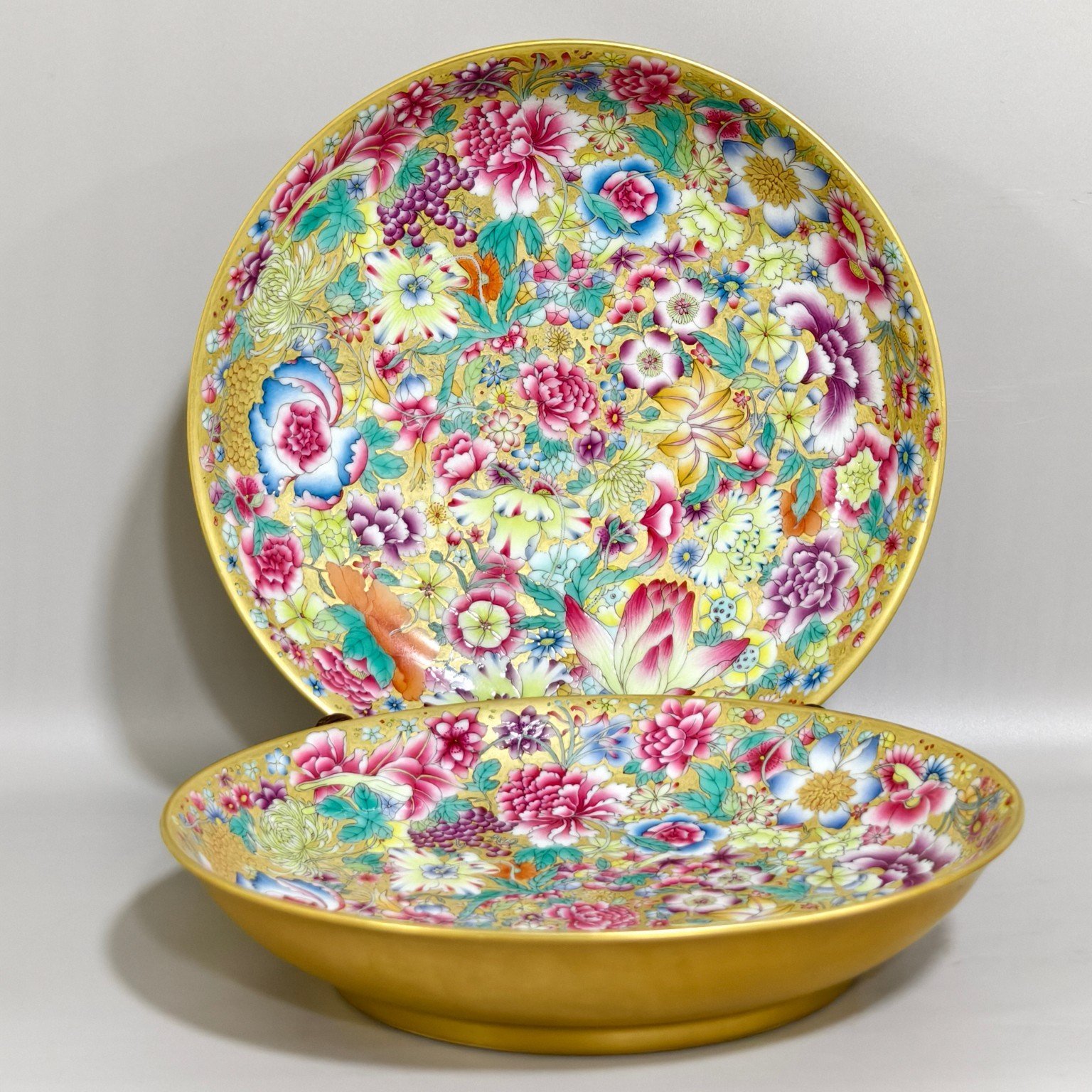 Qing Dynasty Yongzheng Jindi Wanhuapan