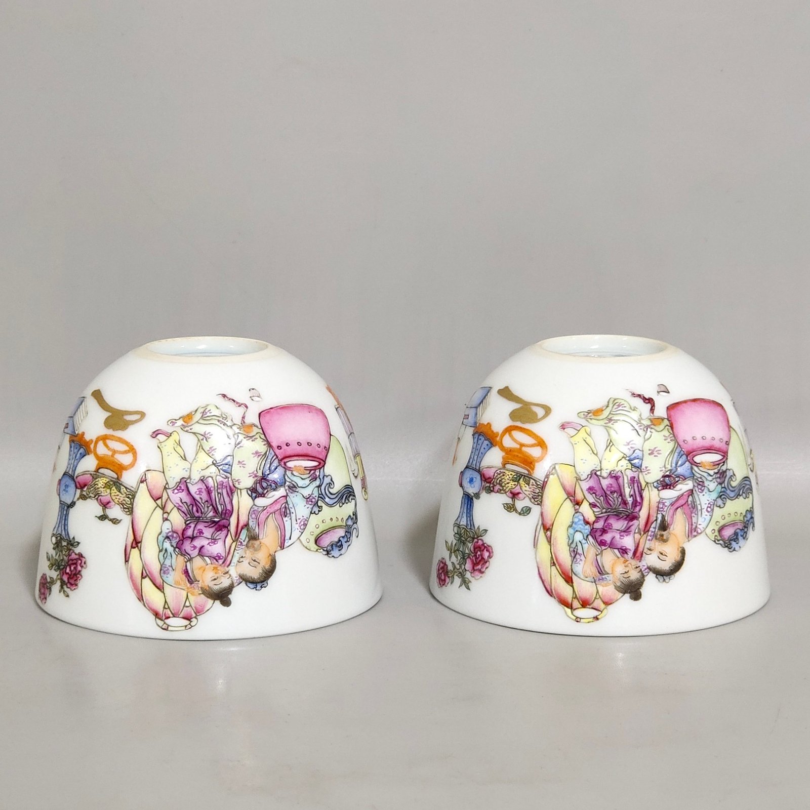 Qing Dynasty Yongzheng famille rose porcelain Gao Shitu cup