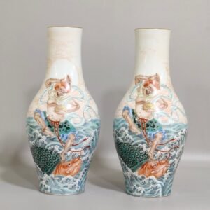 Qing Dynasty Yongzheng Kuixing doudou olive bottle