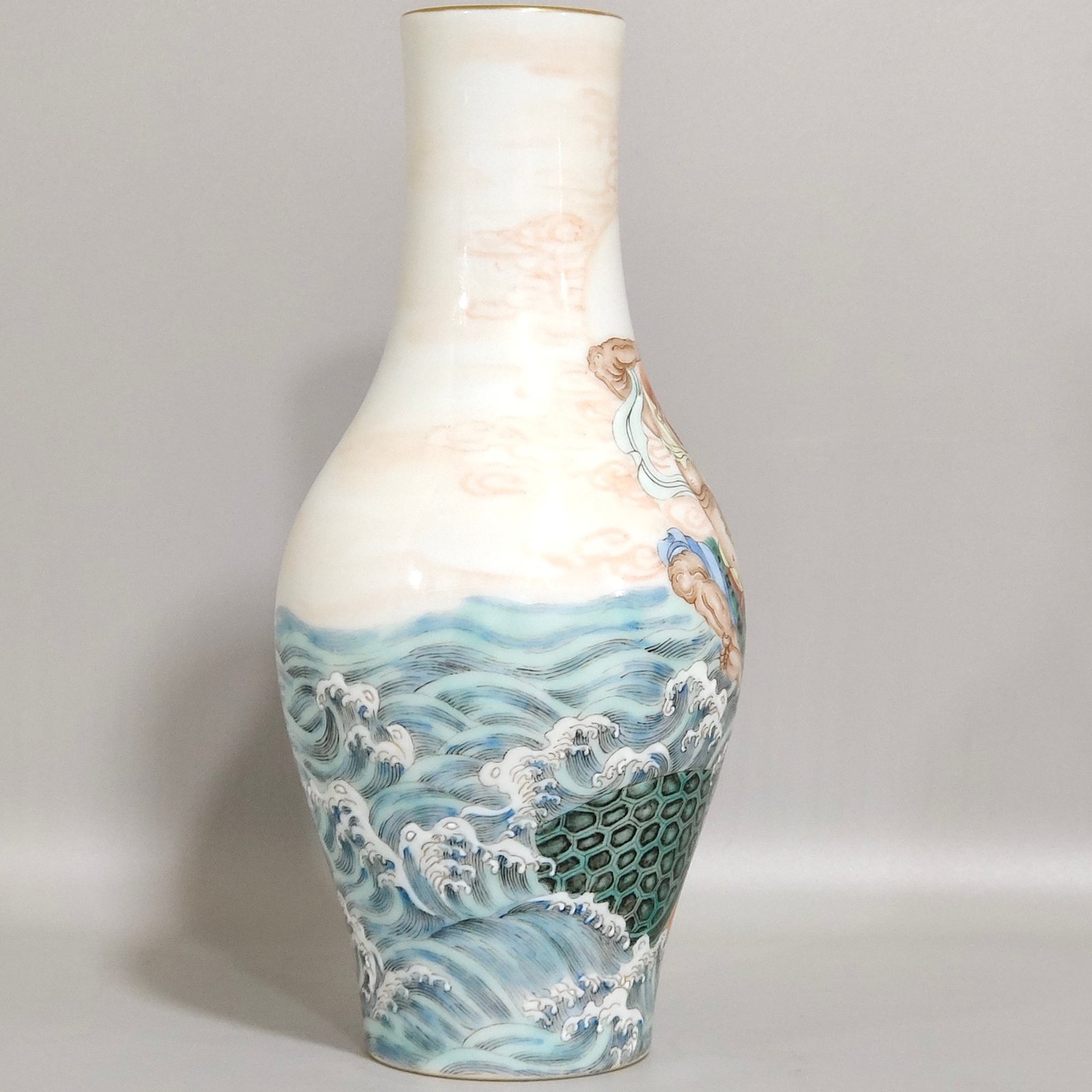 Qing Dynasty Yongzheng Kuixing doudou olive bottle