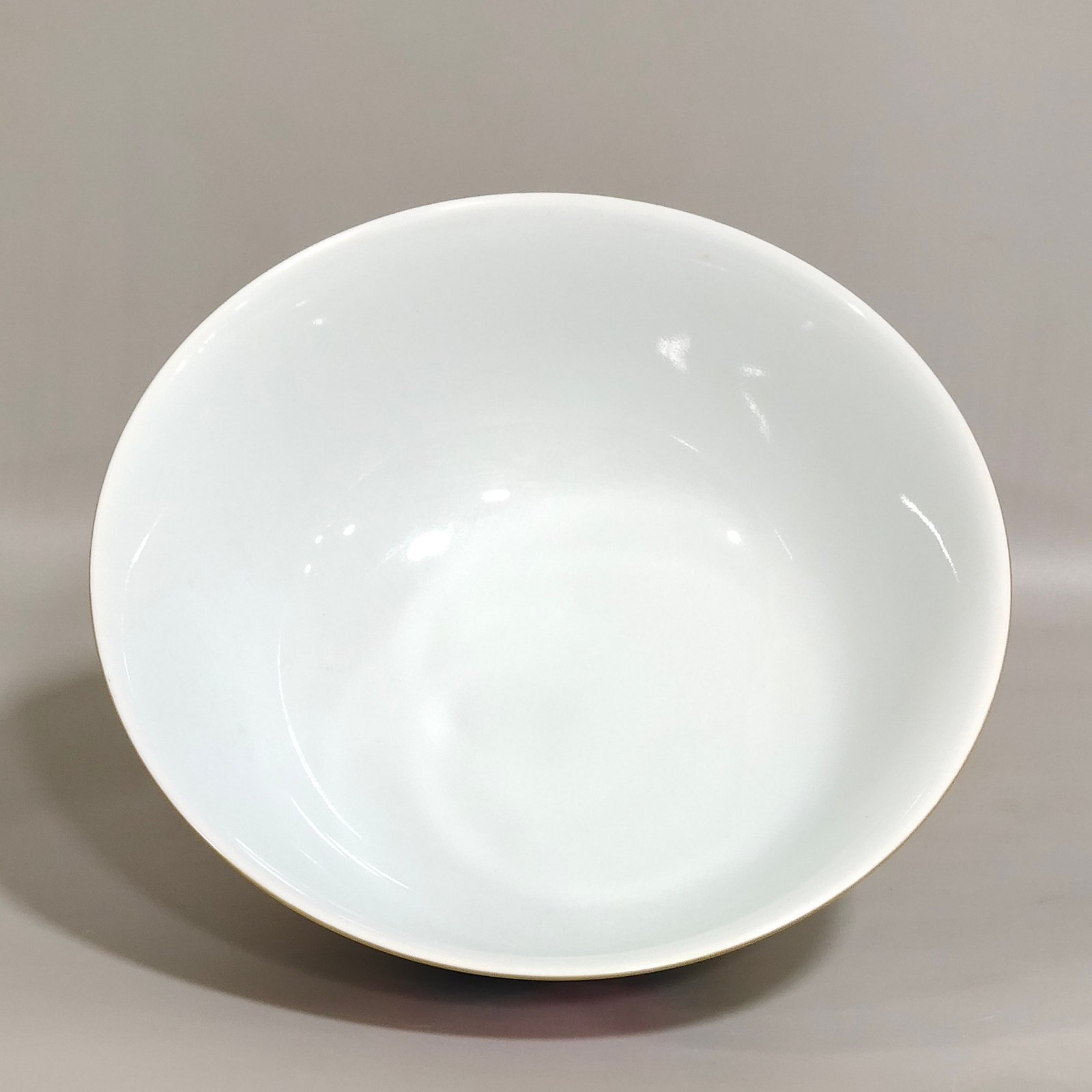 Qing Dynasty Yongzheng yellow-glazed peony flower poem bowl