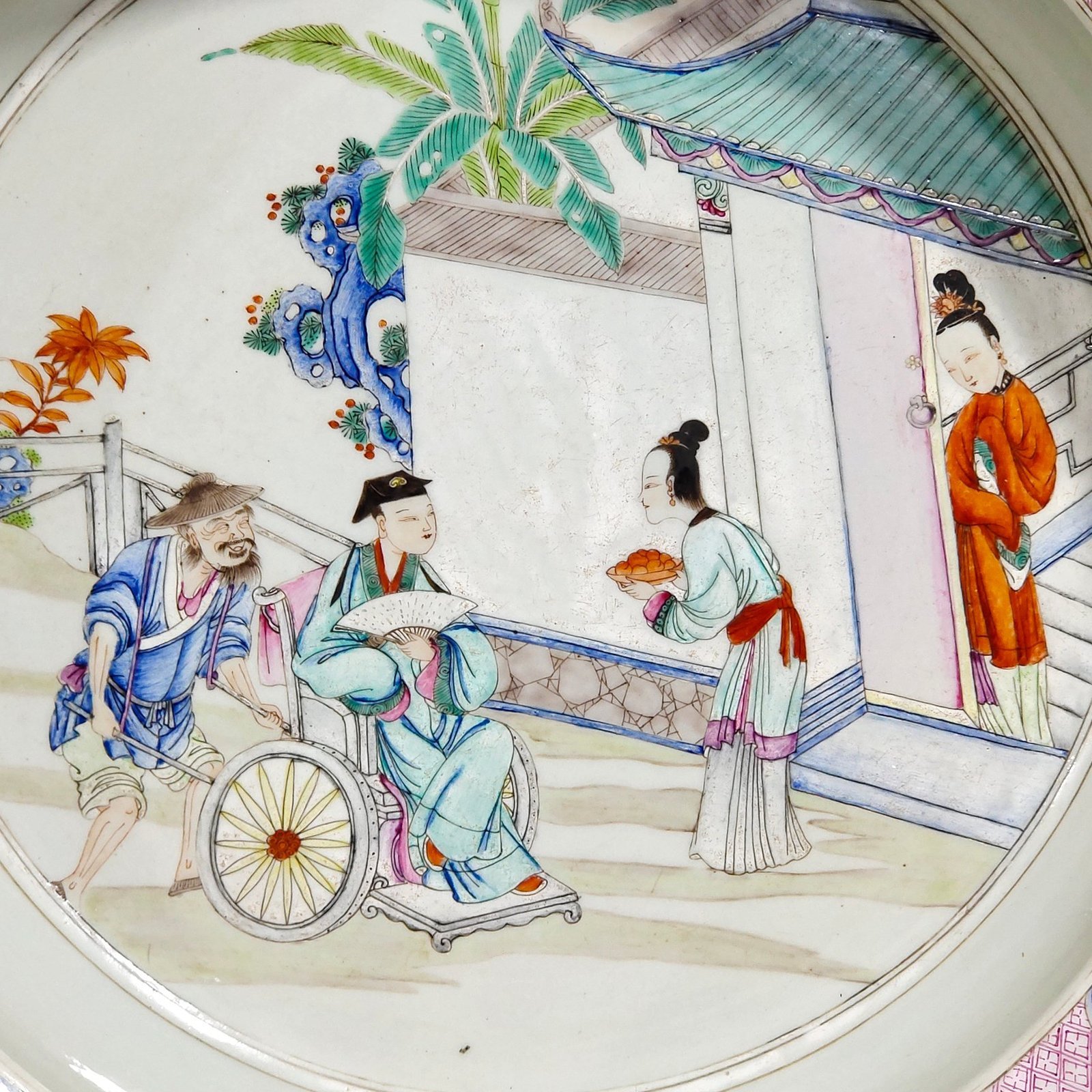 Qing Dynasty Yongzheng character story basin