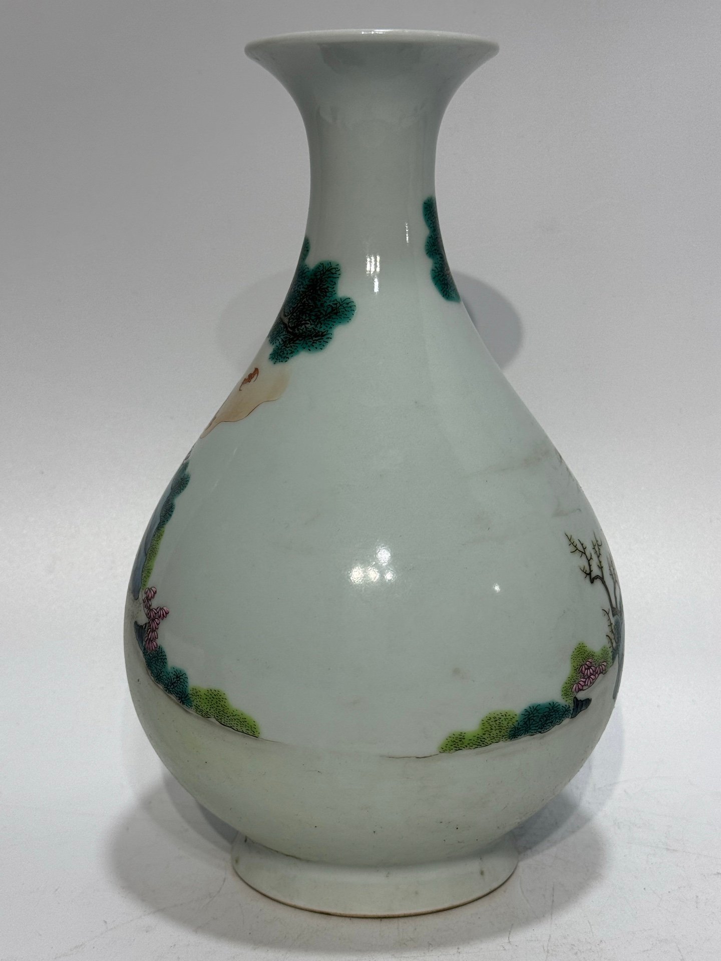 Qing Dynasty Jiaqing pastel character story Jade Huchun