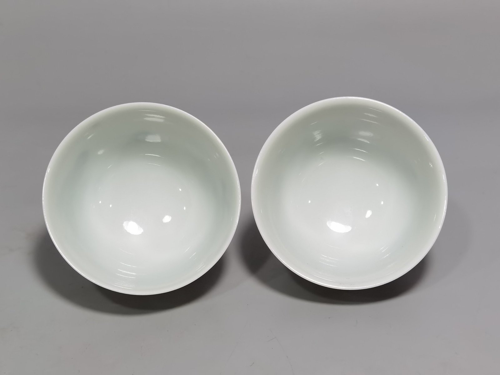 Qing Dynasty Kangxi Five-Colored Goddess Cup