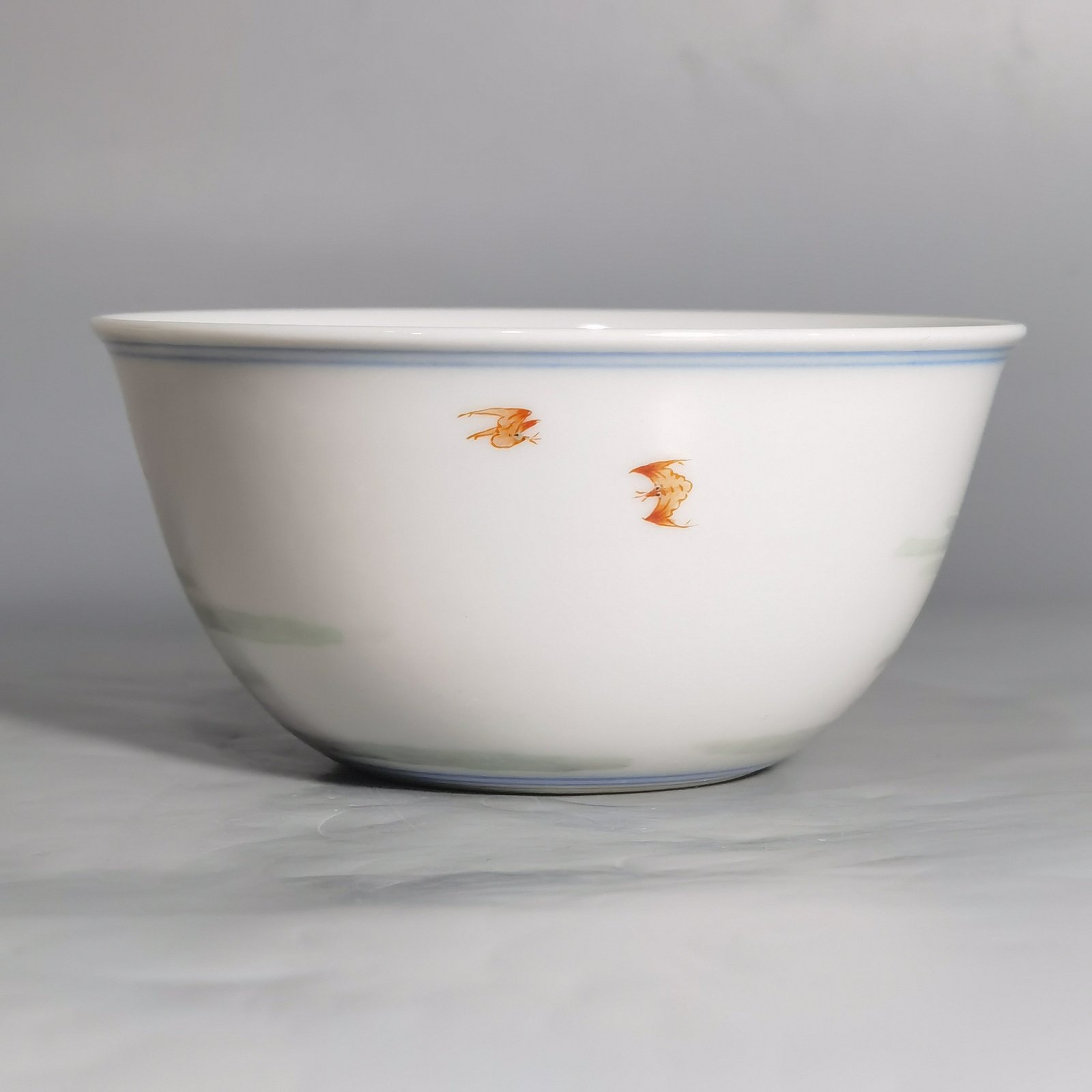 Qing Dynasty Yongzheng a pastel Dongfang Shuo stealing peach lying cup