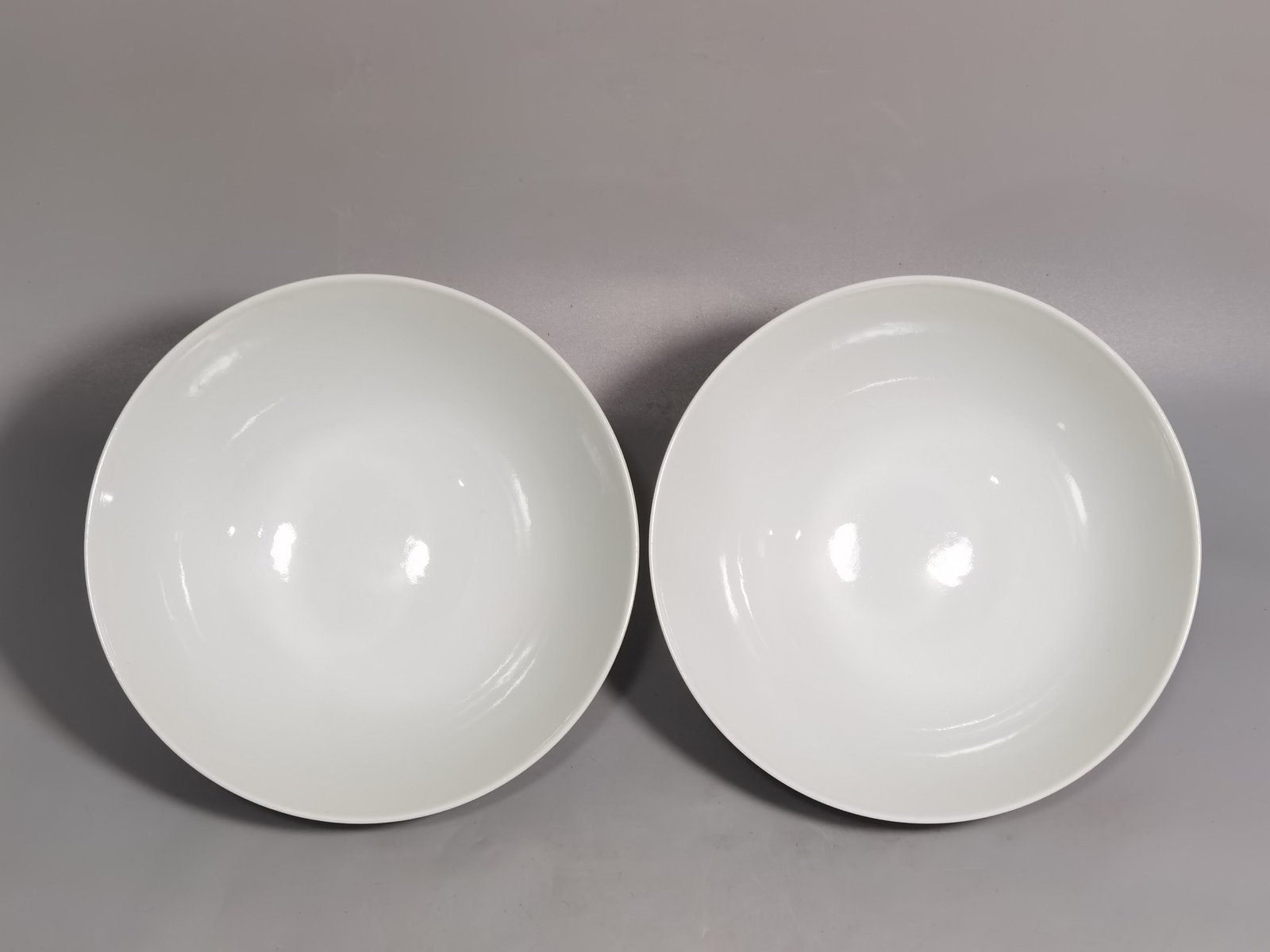Qing Dynasty Yongzheng a pair of pastel colored bowls with double patterns of happiness and longevity