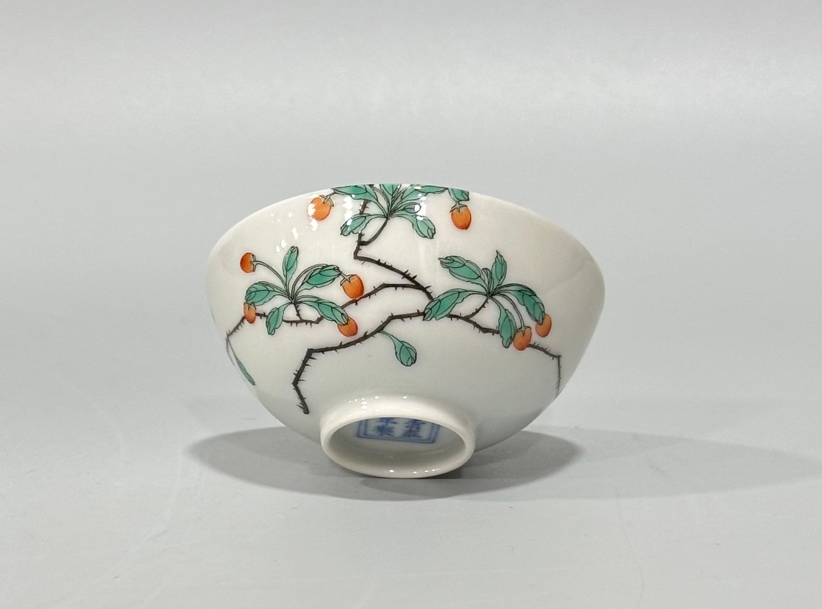 Qing Dynasty Yongzheng Enamel flower and bird cup
