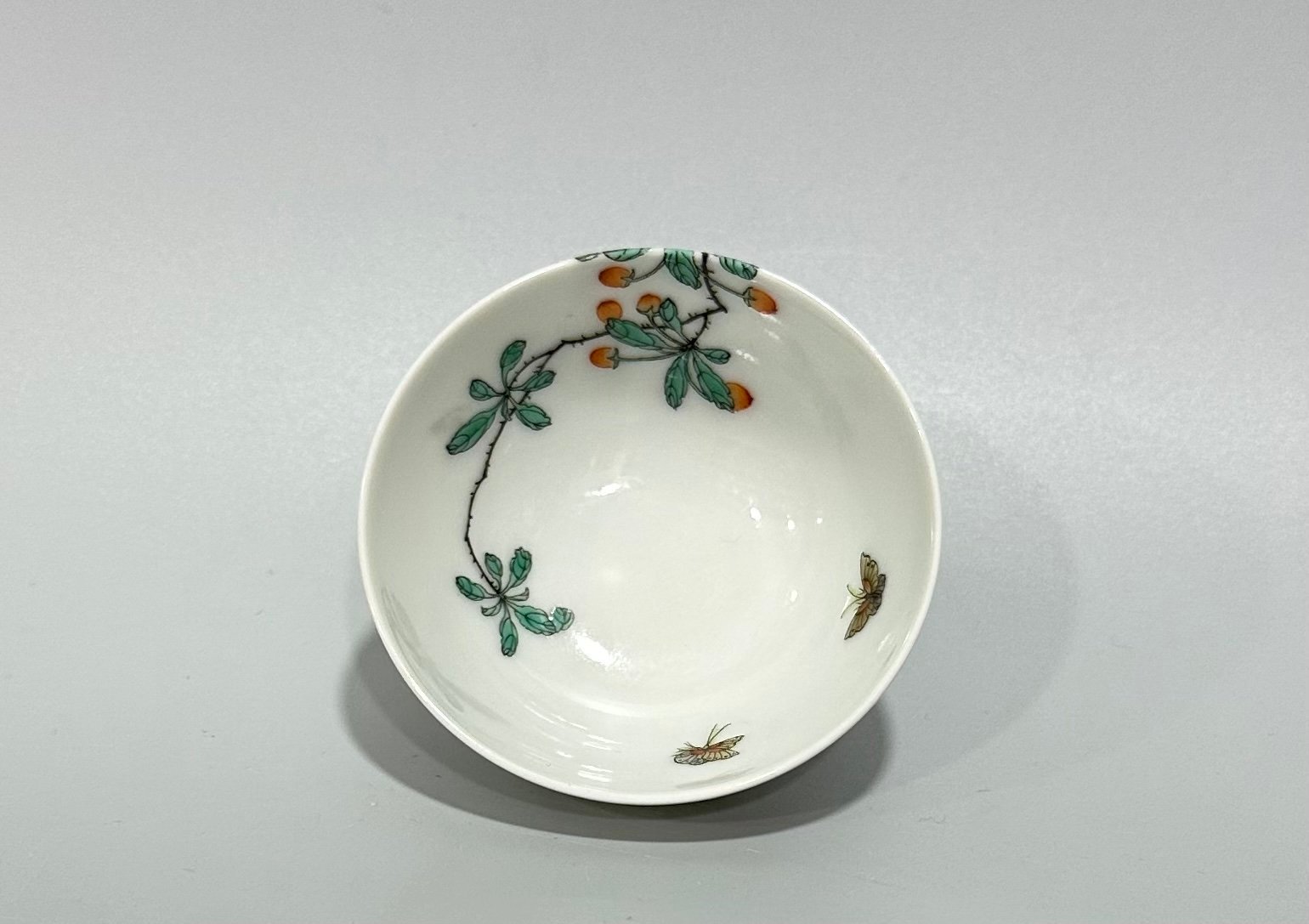 Qing Dynasty Yongzheng Enamel flower and bird cup