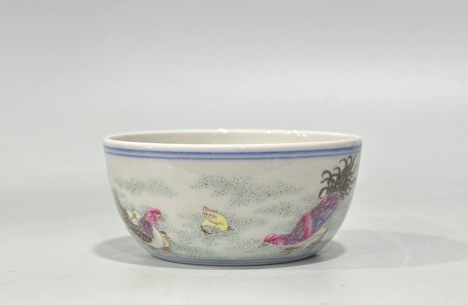 Qing Dynasty Yongzheng Pastel-colored living and working cup