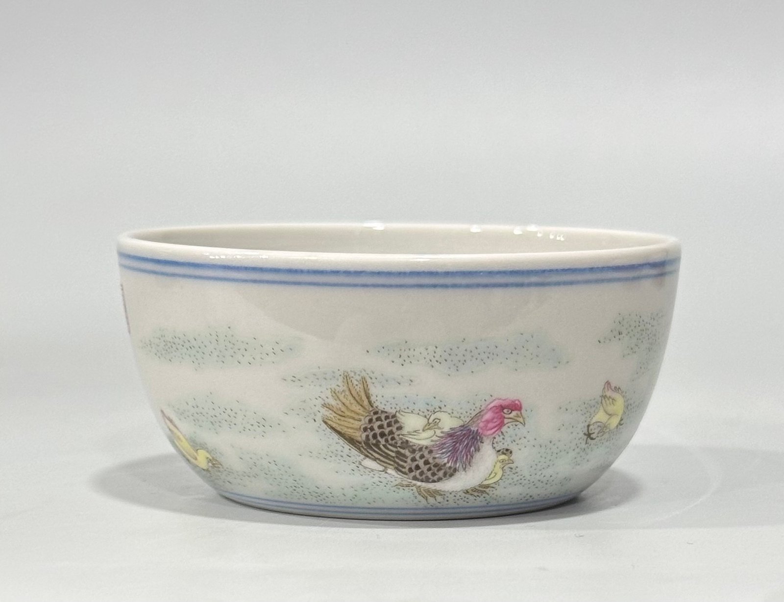 Qing Dynasty Yongzheng Pastel-colored living and working cup
