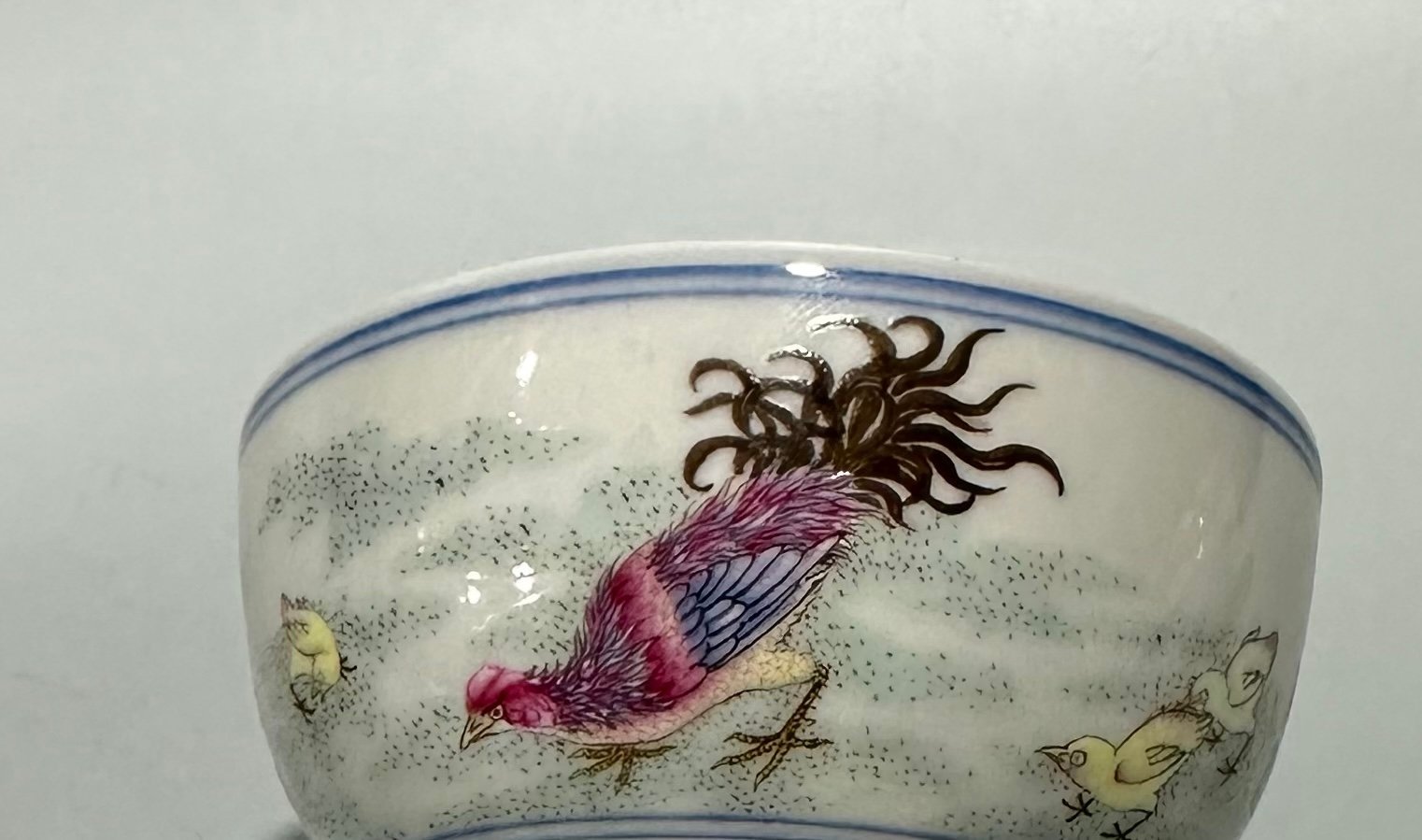 Qing Dynasty Yongzheng Pastel-colored living and working cup