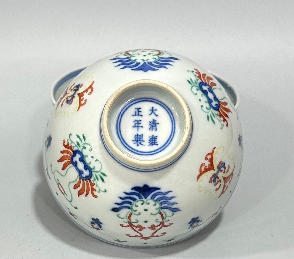 Qing Dynasty Yongzheng blue and white bowl with cold winter pattern