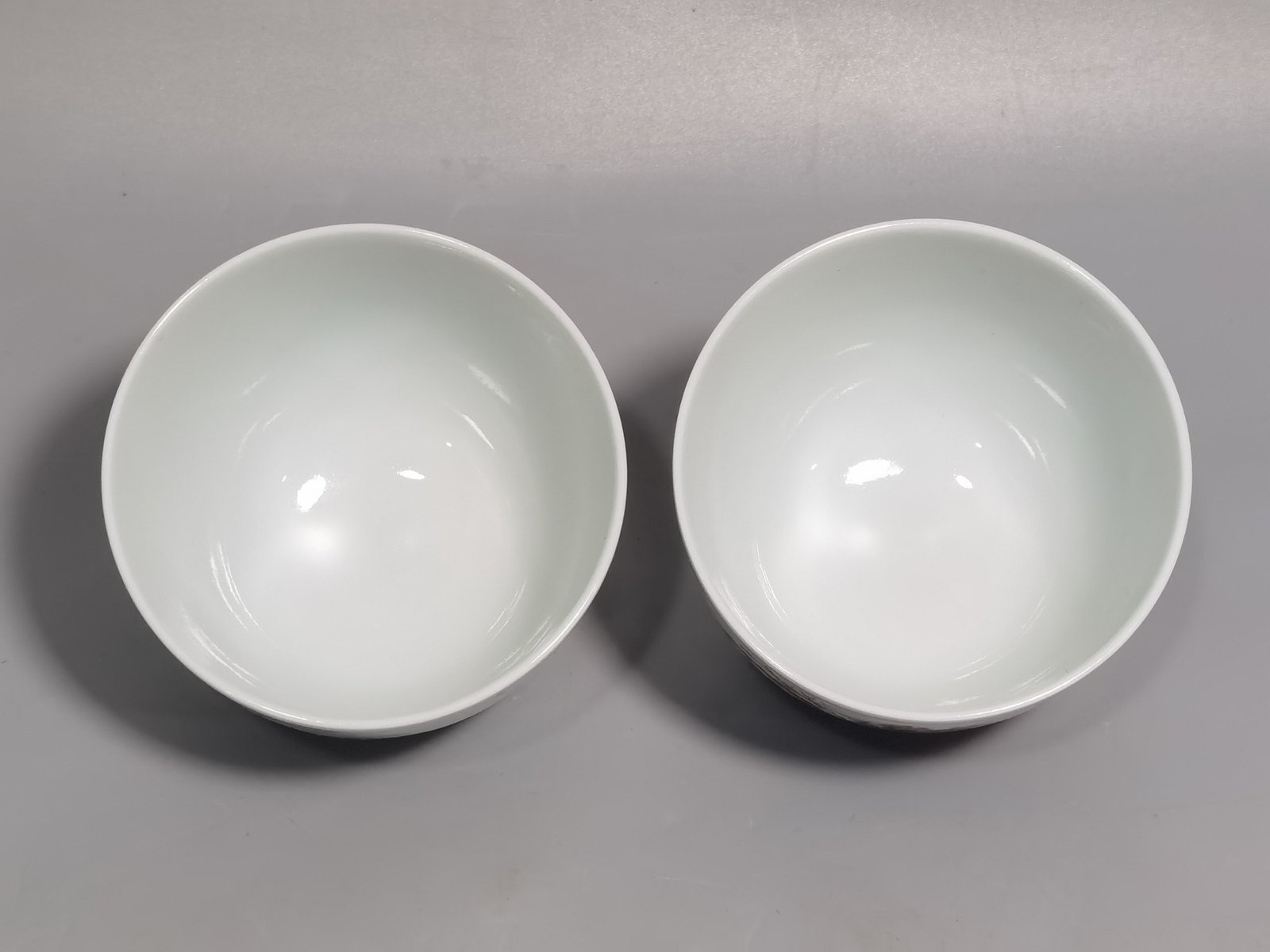 Qing Dynasty Yongzheng A pair of pastel Ping plum blossom cups