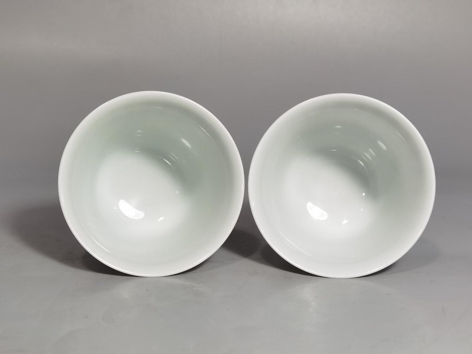 Qing Dynasty Yongzheng model pastel peach forest night banquet cup