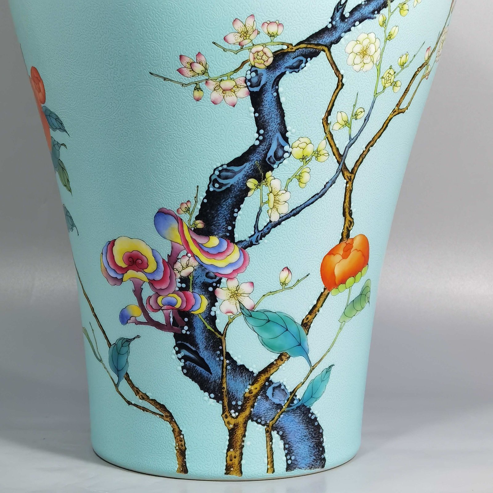 Qing Dynasty Yongzheng Plum Vase with Plum Blossom Poems