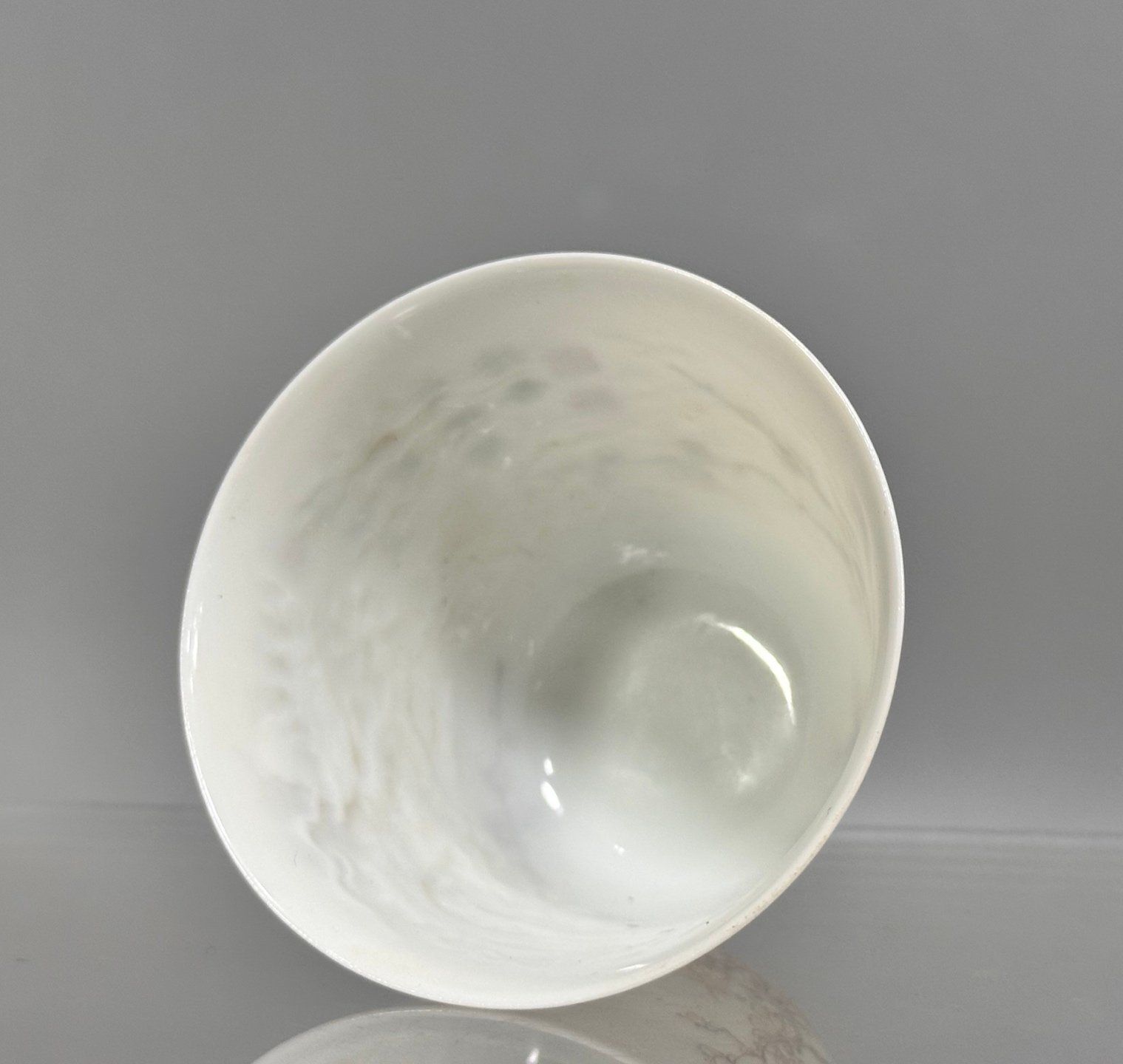 Oing Dynasty Yongzhengenamel cup with ocher ink plum and bamboo patterns