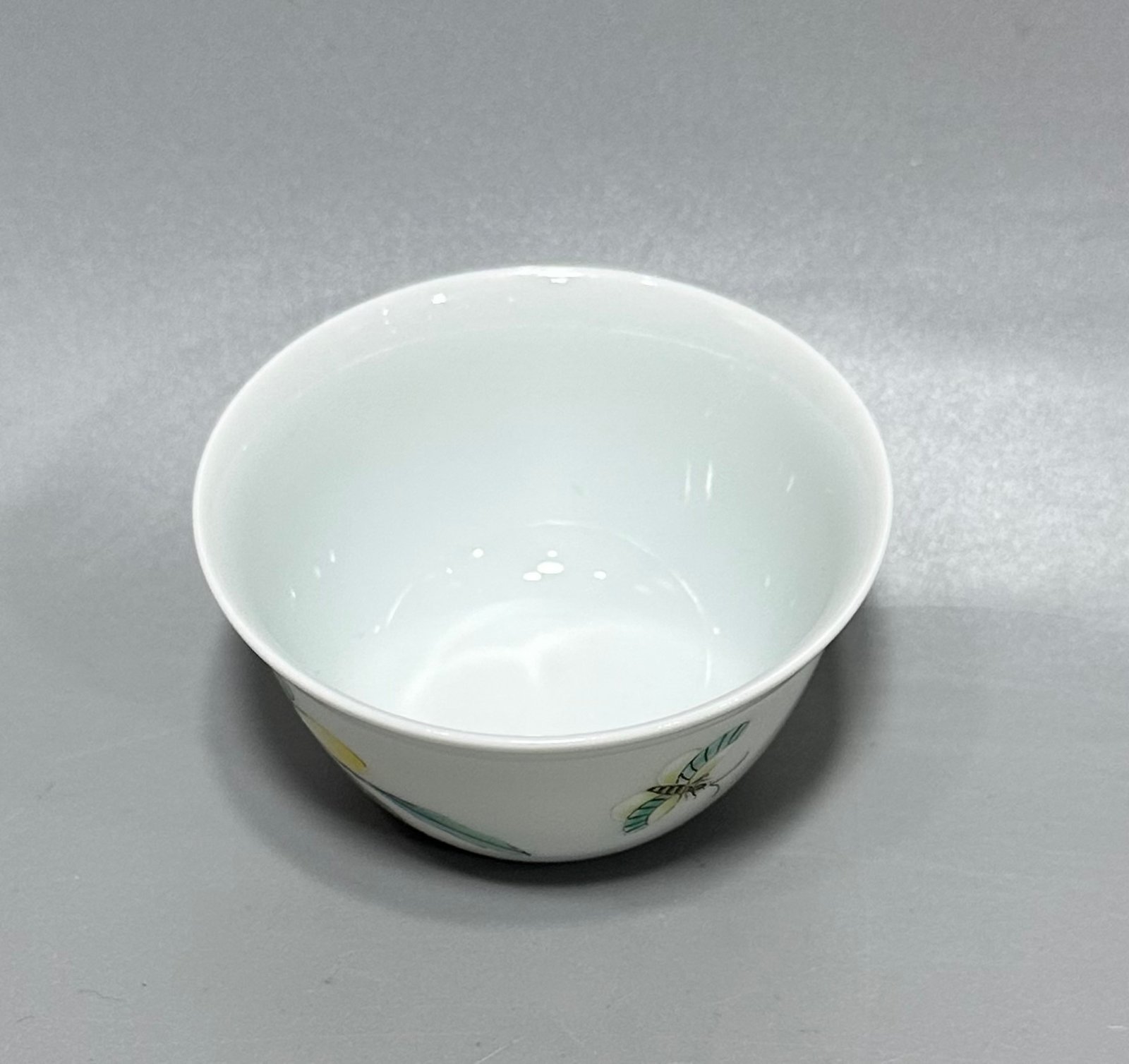 Oing Dynasty Yongzheng year pastel loquat cup