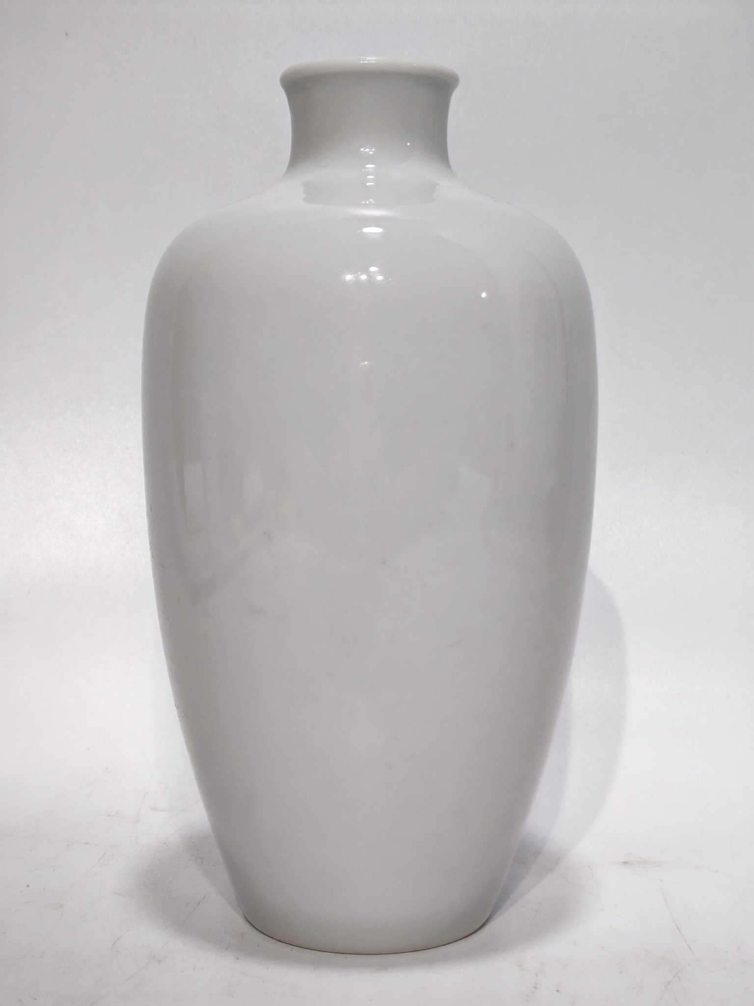 Oing Dynasty YongzhengBlue and white underglaze red plum vase