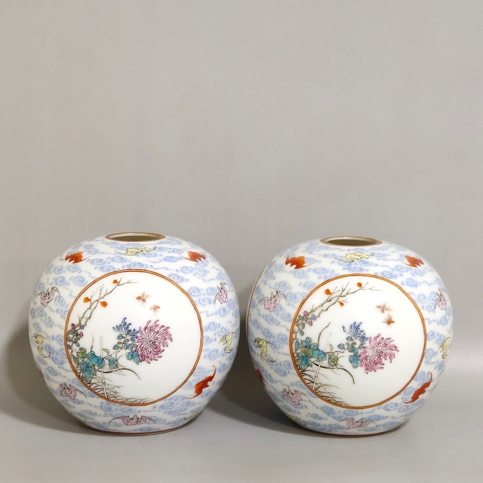 Oing Dynasty Yongzheng Yunfu window flower bowl made by Jingyuantang