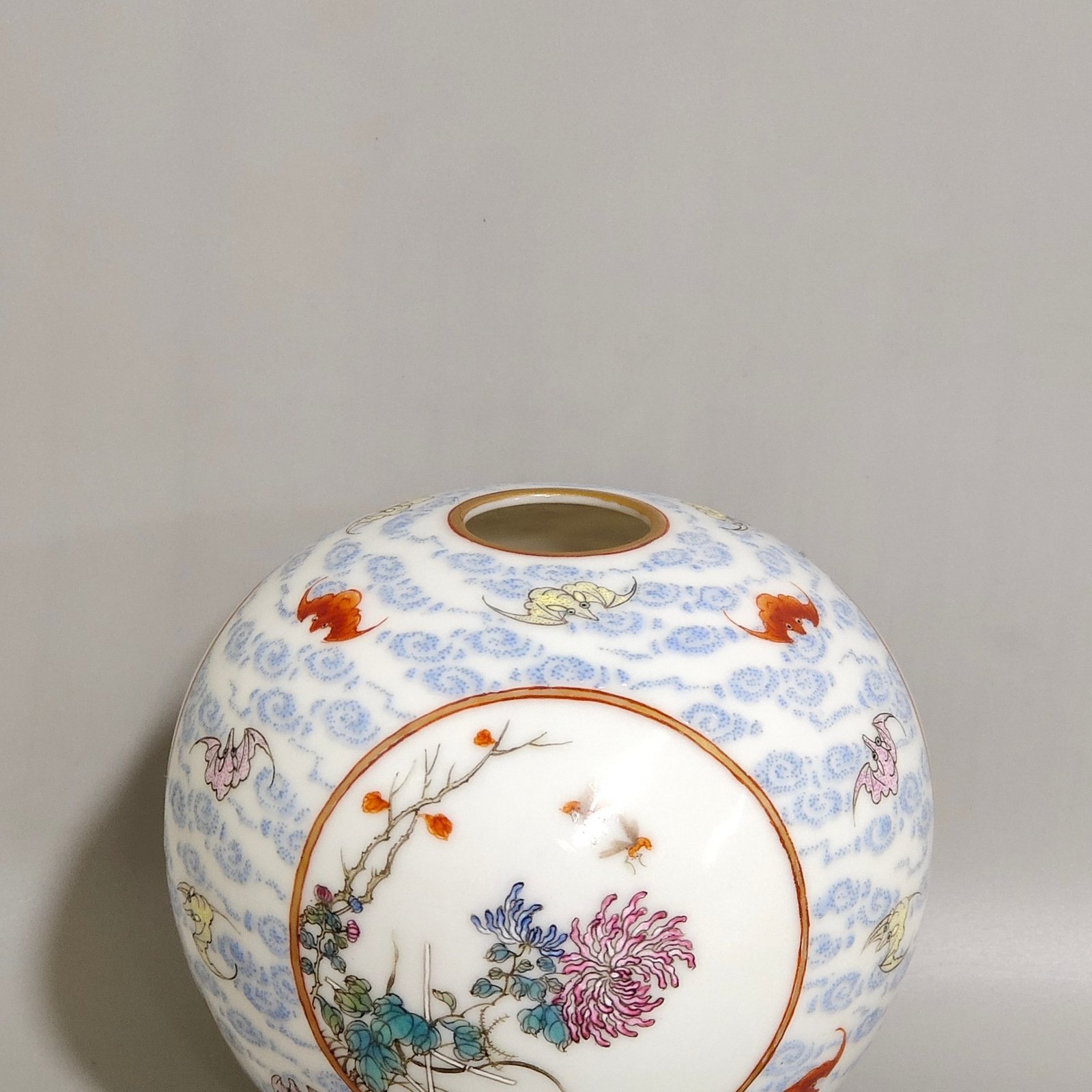 Oing Dynasty Yongzheng Yunfu window flower bowl made by Jingyuantang