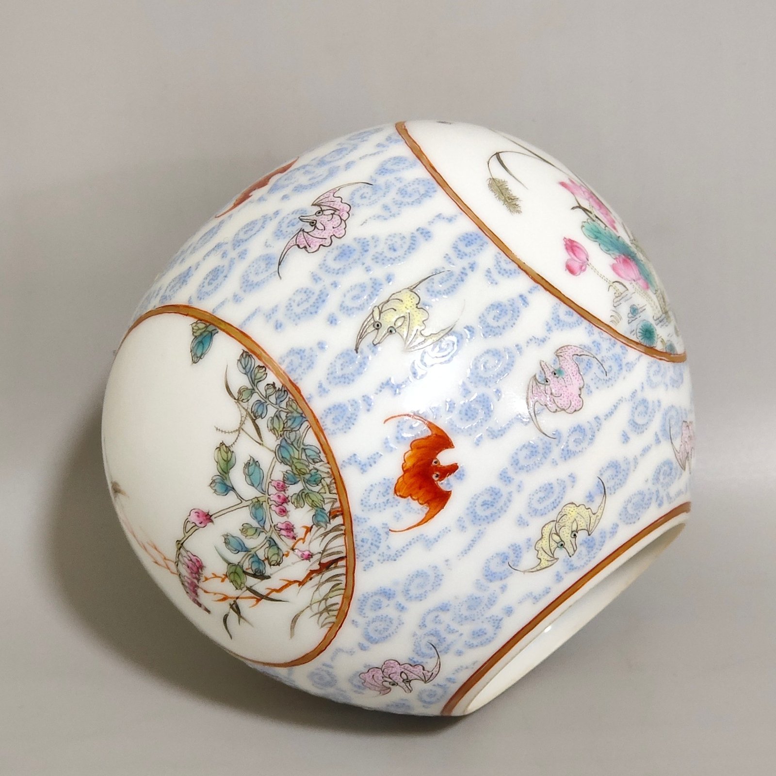 Oing Dynasty Yongzheng Yunfu window flower bowl made by Jingyuantang
