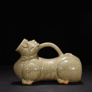 Jin Dynasty Yue kiln celadon tiger statue