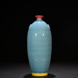 Five Dynasties Three-color Chai Rong Chai porcelain Fulmei vase