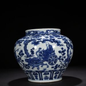 Yuan Dynasty blue and white jar