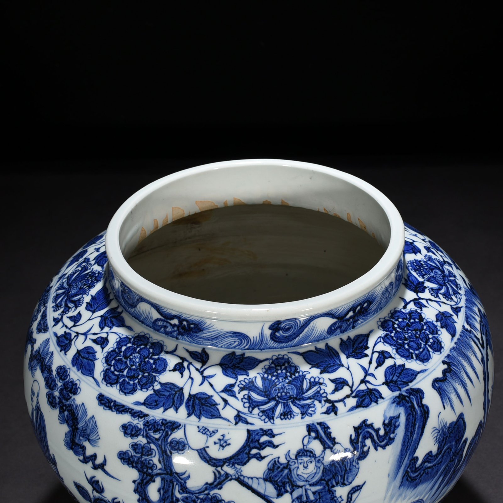 Yuan Dynasty blue and white jar