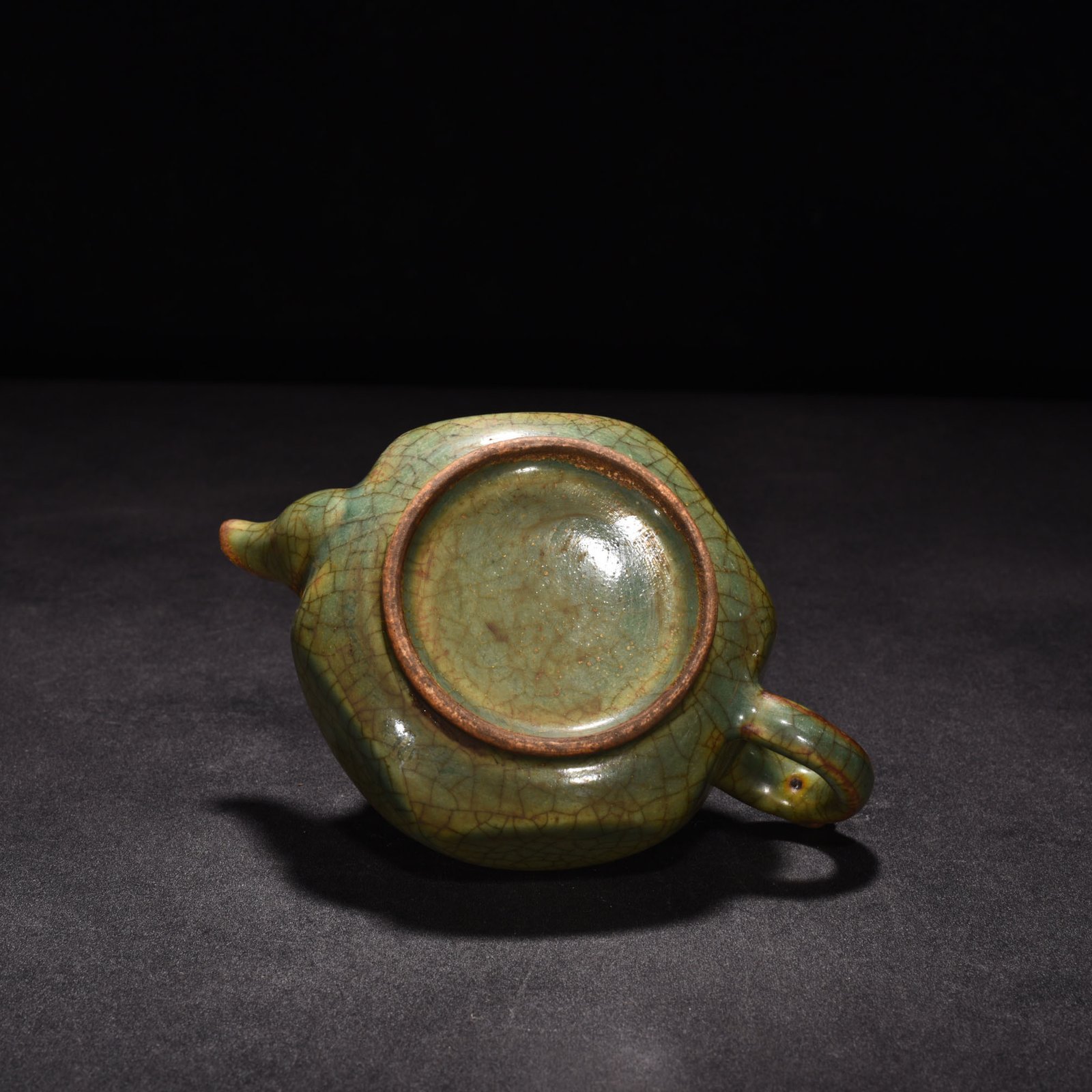 Song Dynasty Longquan kiln plum green glaze tea stove 2 pots