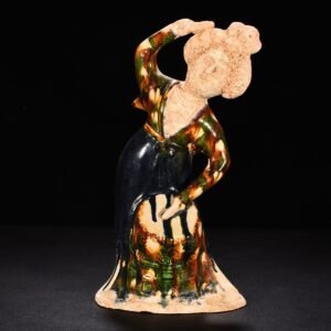 Tang Dynasty Sancai Dotted Lady Figurine
