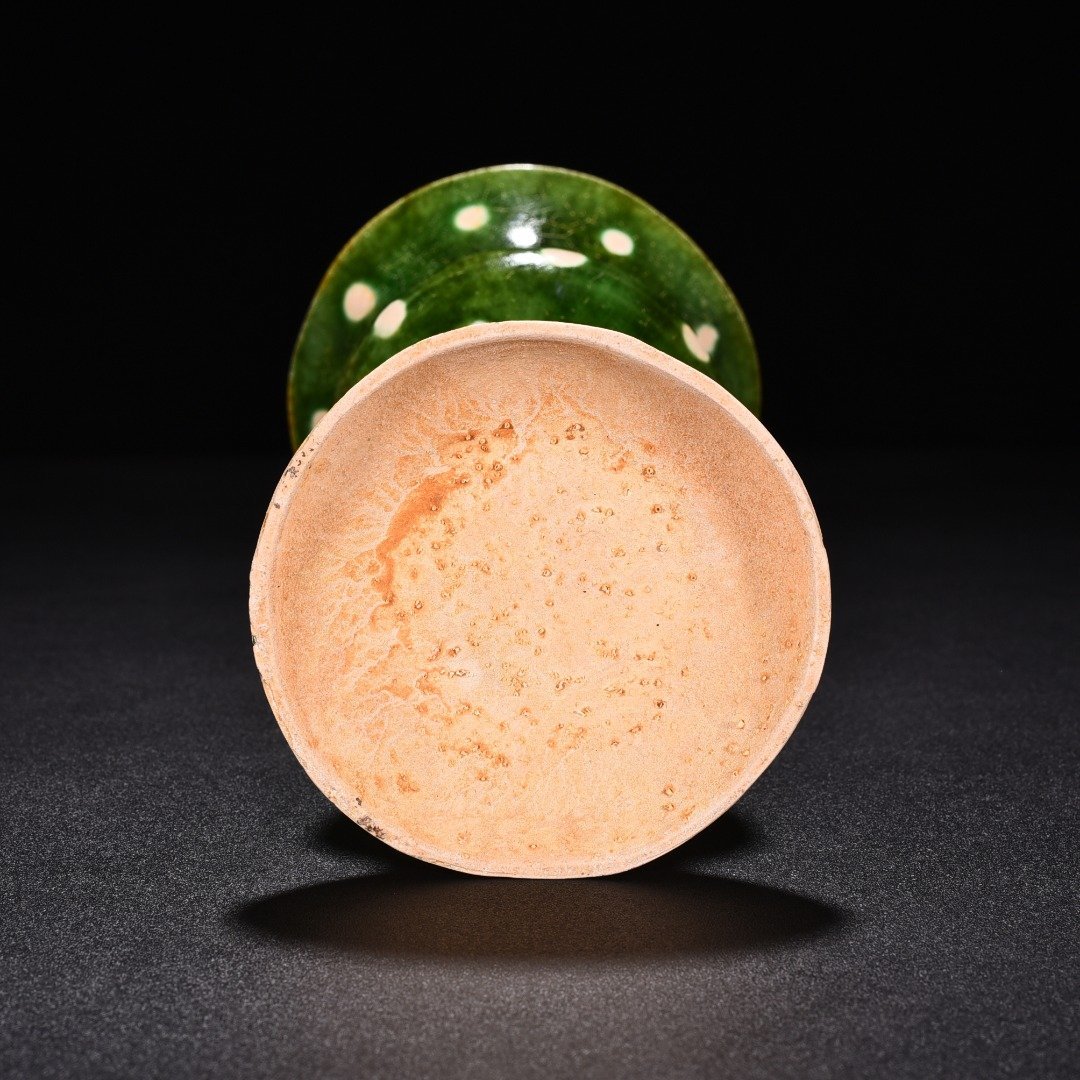 Tang Dynasty Sancai Dotted Hollow Xing Furnace