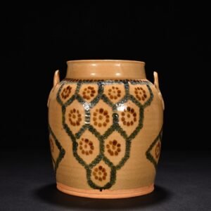 Tang Dynasty Changsha kiln double series jar